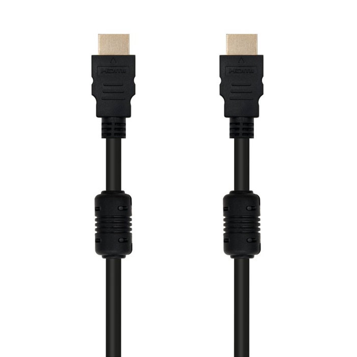 Nanocable Cable HDMI 1.4 Alta Velocidad con Ferrita, 1.8m, Negro Nanocable Cable HDMI 1.4 Alta Velocidad con Ferrita, 1.8m, Negro